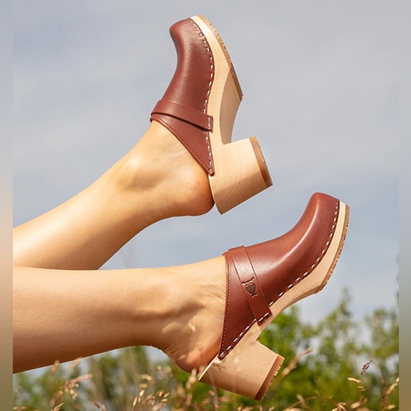 Sandgrens Shoes - Sandgrens Maya Swedish Handmade Wooden Clogs